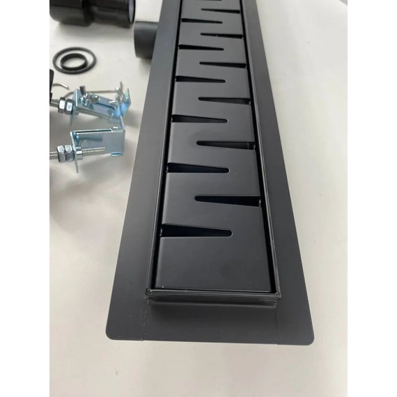 Трап TIM 40 см BAD464002BK, чёрный матовый фото 5