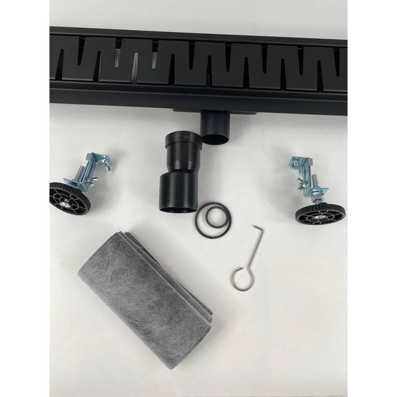 Трап TIM 40 см BAD464002BK, чёрный матовый фото 7