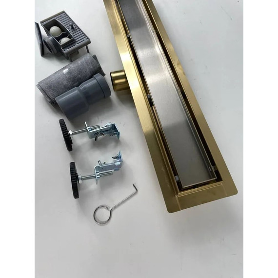 Трап TIM 50 см BAD485002GP, золото глянцевое (под плитку) фото 12