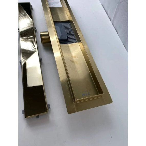 Трап TIM 50 см BAD485002GP, золото глянцевое (под плитку) фото 7