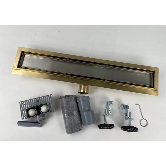 Трап TIM 60 см BAD486002GP, золотой фото 2