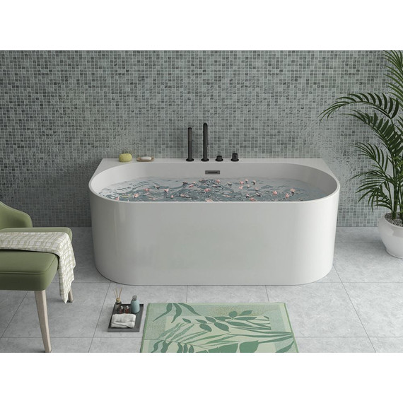 Ванна акриловая Azario Bradford 170x80 см BD07-1700 с каркасом, Размер - мм: 1700х800 фото 4