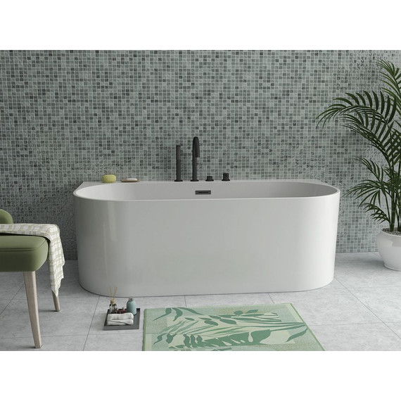 Ванна акриловая Azario Bradford 180x80 см BD07-1800 с каркасом, Размер - мм: 1800х800 фото 5