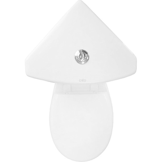 Унитаз-компакт угловой Creo Ceramique Project с крышкой микролифт - 11 Унитаз-компакт угловой Creo Ceramique Project с крышкой микролифт фото 11