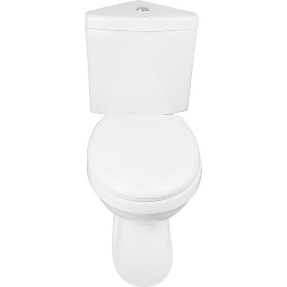 Унитаз-компакт угловой Creo Ceramique Project с крышкой микролифт - 6 Унитаз-компакт угловой Creo Ceramique Project с крышкой микролифт фото 6