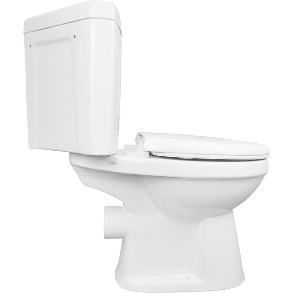 Унитаз-компакт угловой Creo Ceramique Project с крышкой микролифт - 8 Унитаз-компакт угловой Creo Ceramique Project с крышкой микролифт фото 8