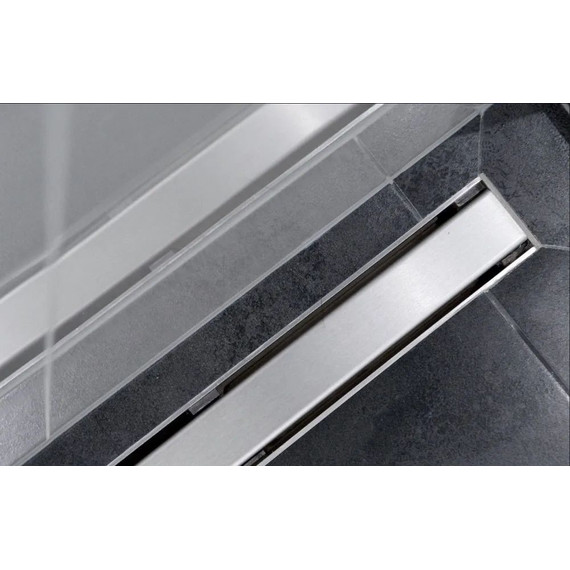 Трап TIM 70 см BAD457002, серебристый (под плитку) - 4 Трап TIM 70 см BAD457002, серебристый (под плитку) фото 4