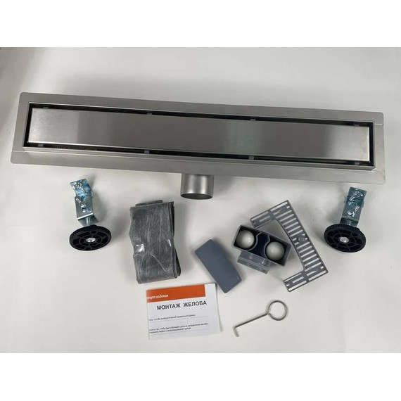 Трап TIM 80 см BAD458002, серый металлик - 3 Трап TIM 80 см BAD458002, серый металлик фото 3