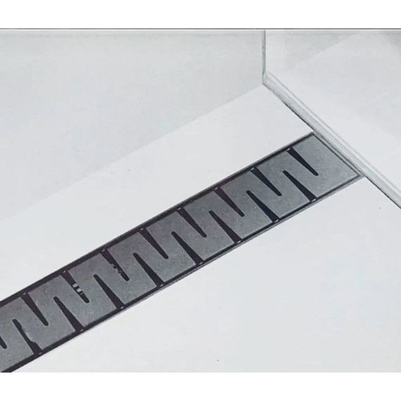 Трап TIM 80 см BAD468002BK, чёрный матовый (под плитку) фото 13