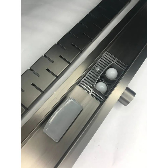 Трап TIM 40 см BAD474002GY, воронёная сталь фото 12