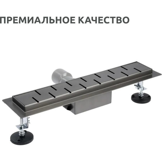 Трап TIM 50 см BAD475002GY, вороненая сталь фото 2