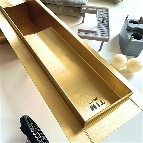 Трап TIM 80 см BAD488002GP, золото глянцевое фото 6