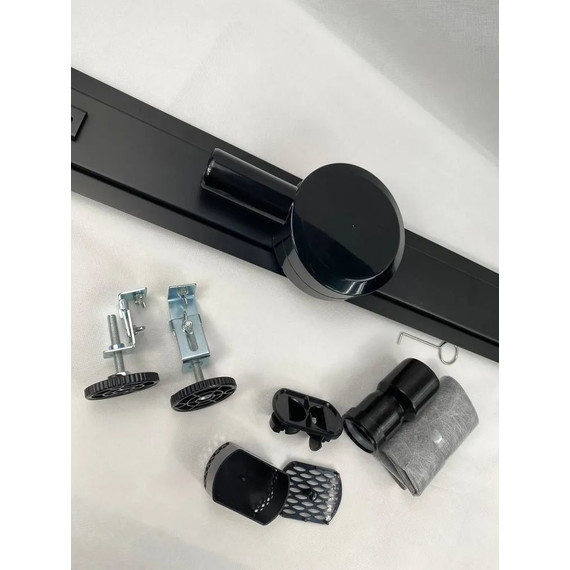 Трап Zeissler 80 см BAD558002BK, чёрный матовый (под плитку) - 12 Трап Zeissler 80 см BAD558002BK, чёрный матовый (под плитку) фото 12