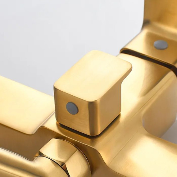 Смеситель для ванны Ledeme L2280Y, золото - 5 Смеситель для ванны Ledeme L2280Y, золото фото 5