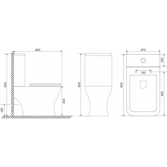 Унитаз-компакт безободковый Sole Puls с тонкой крышкой микролифт - 7 Унитаз-компакт безободковый Sole Puls с тонкой крышкой микролифт фото 7