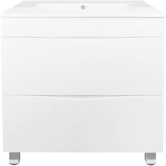 Тумба напольная с раковиной Loranto Santorini 60 см CS00086972 (раковина Leon 60) белый глянцевый - 4 Тумба напольная с раковиной Loranto Santorini 60 см CS00086972 (раковина Leon 60) белый глянцевый фото 4