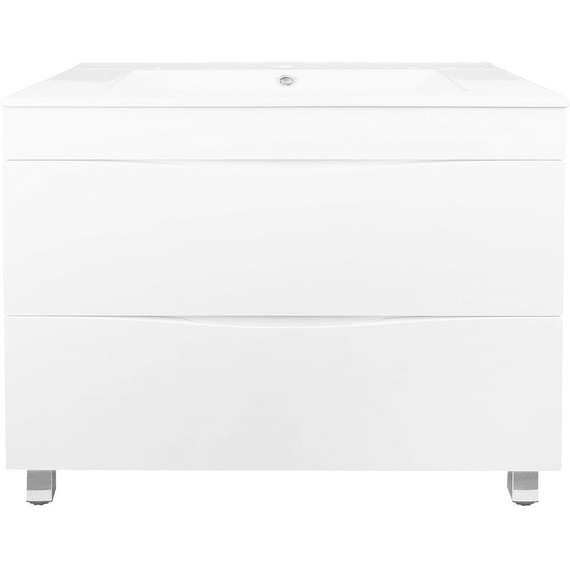 Тумба напольная с раковиной Loranto Santorini 80 см CS00086974 (раковина Leon 80) белый глянцевый - 4 Тумба напольная с раковиной Loranto Santorini 80 см CS00086974 (раковина Leon 80) белый глянцевый фото 4