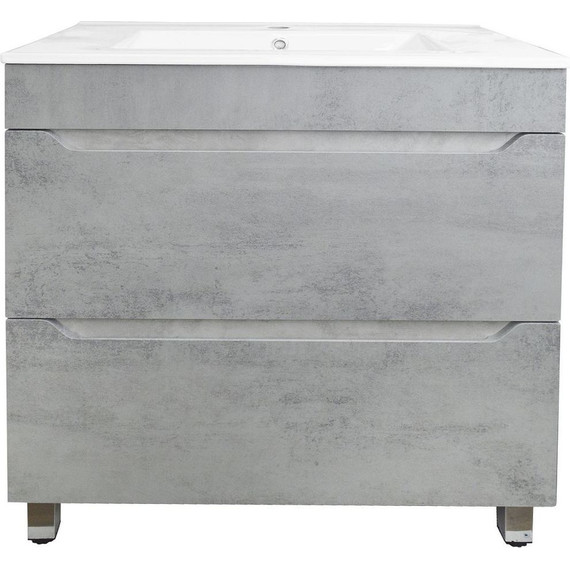 Тумба напольная с раковиной Loranto Florena 70 см CS00086991 (раковина Leon 70) светлый бетон - 4 Тумба напольная с раковиной Loranto Florena 70 см CS00086991 (раковина Leon 70) светлый бетон фото 4