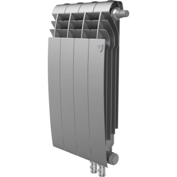 Радиатор Royal Thermo BiLiner 500 VR Silver Satin 320х570 мм (4 секции) фото 