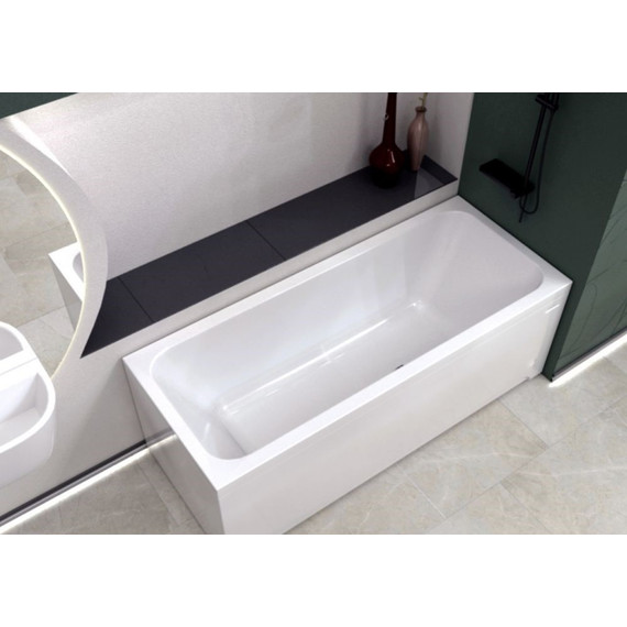 Ванна акриловая Радомир Патрисия 185x85 см (в комплекте каркас и сифон), Размер - мм: 1850х850 фото 5