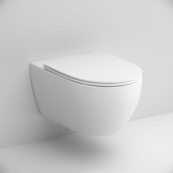 Унитаз подвесной безободковый Am.Pm Awe C111700SC с крышкой микролифт фото 2