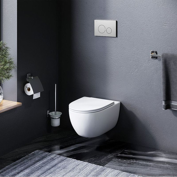 Унитаз подвесной безободковый Am.Pm Awe C111700SC с крышкой микролифт фото 8