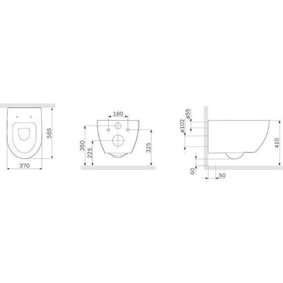 Унитаз подвесной безободковый Am.Pm Awe C111700SC с крышкой микролифт фото 9