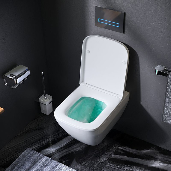 Унитаз подвесной безободковый Am.Pm Spirit V2.0 Square FlashClean C701701SC с крышкой микролифт фото 10