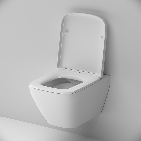 Унитаз подвесной безободковый Am.Pm Spirit V2.0 Square FlashClean C701701SC с крышкой микролифт фото 4