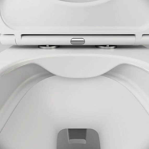 Унитаз подвесной безободковый Am.Pm Func C8F1700MWSC с крышкой микролифт фото 8