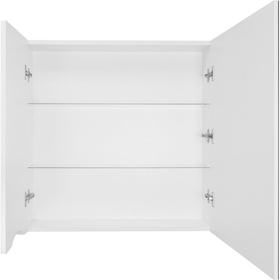 Зеркало-шкаф Loranto Santorini 70 см CS00086969 L, белый глянцевый фото 5