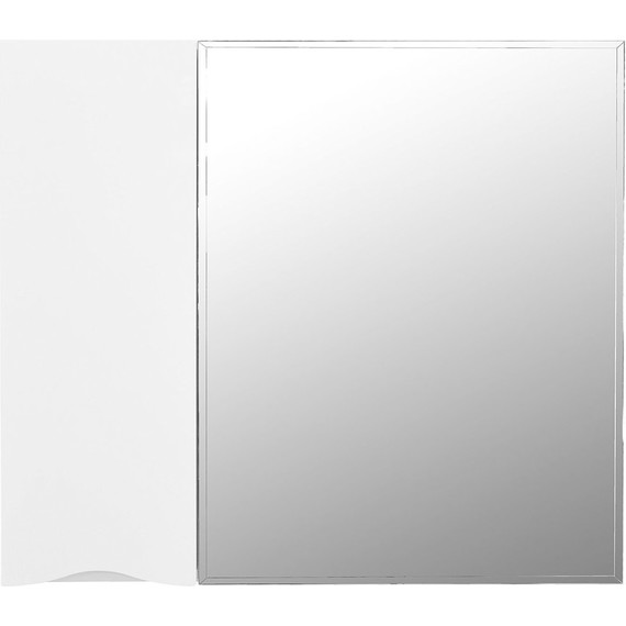 Зеркало-шкаф Loranto Santorini 80 см CS00086971 L, белый глянцевый - 2 Зеркало-шкаф Loranto Santorini 80 см CS00086971 L, белый глянцевый фото 2