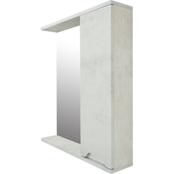 Зеркало-шкаф Loranto Florena 60 см CS00086984 R, светлый бетон фото 3