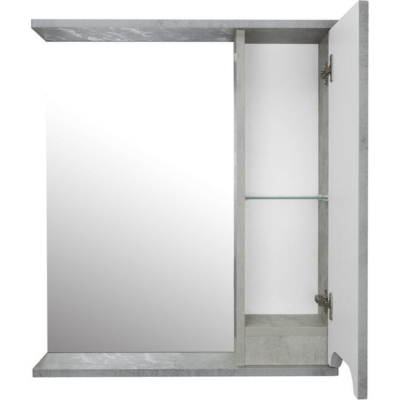 Зеркало-шкаф Loranto Florena 60 см CS00086984 R, светлый бетон фото 5