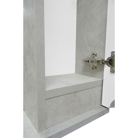 Зеркало-шкаф Loranto Florena 70 см CS00086985 R, светлый бетон фото 6