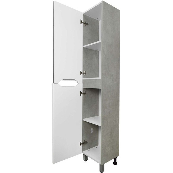 Пенал напольный Loranto Santorini 36 см CS00087005 L, светлый бетон фото 2