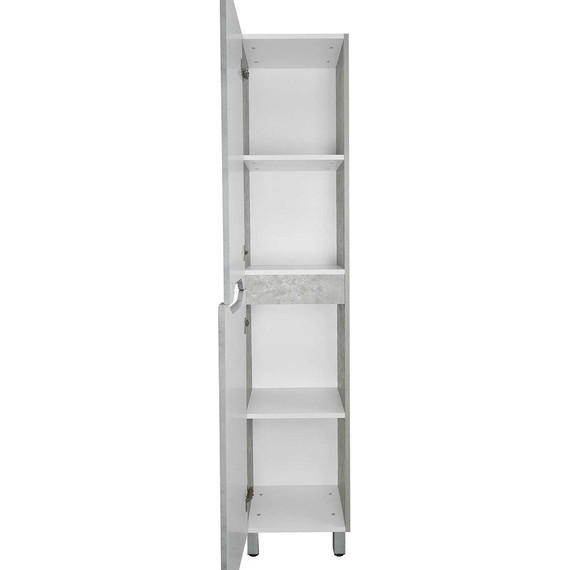 Пенал напольный Loranto Santorini 36 см CS00087005 L, светлый бетон фото 4