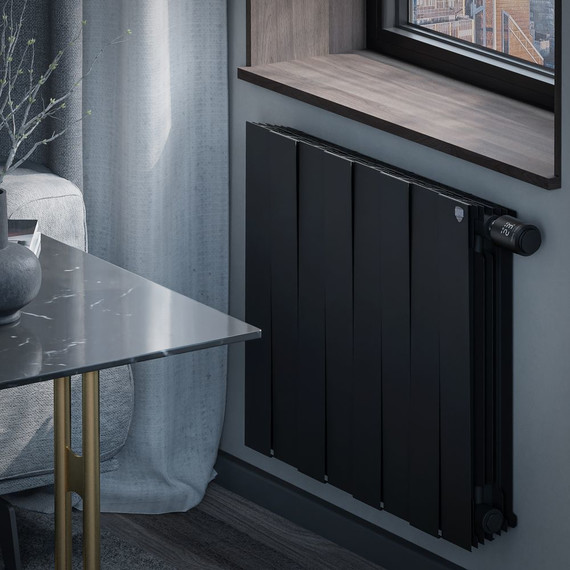 Радиатор Royal Thermo PianoForte 500 Noir Sable VDR80 640х590 мм (8 секций) фото 4