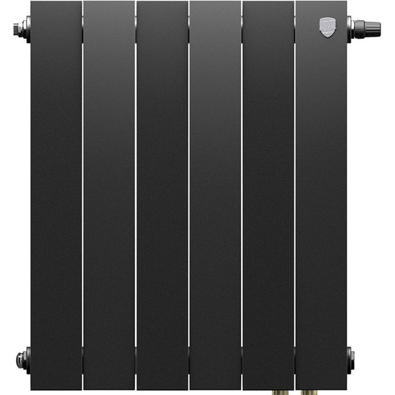 Радиатор Royal Thermo PianoForte 500 Noir Sable VDR80 480х590 мм (6 секций) фото 2