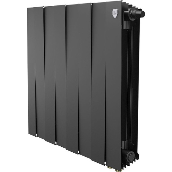 Радиатор Royal Thermo PianoForte 500 Noir Sable VDR80 640х590 мм (8 секций) фото 