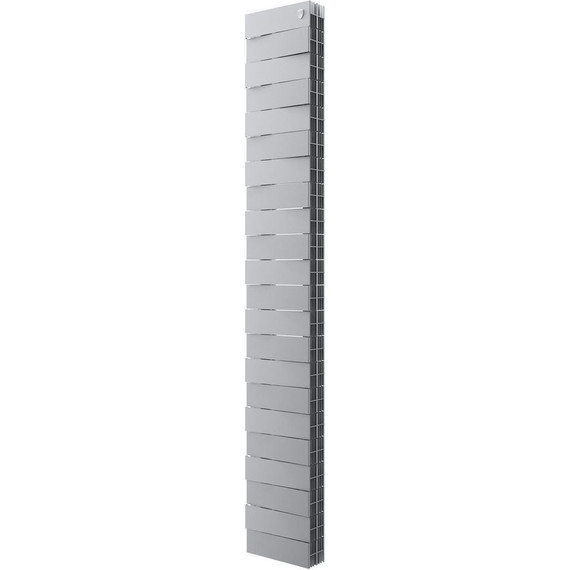 Вертикальный радиатор Royal Thermo PianoForte Tower 200 Silver Satin 280х1760 мм (22 секции) фото 