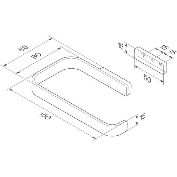 Держатель для туалетной бумаги AM.PM Func A8F34100 фото 8