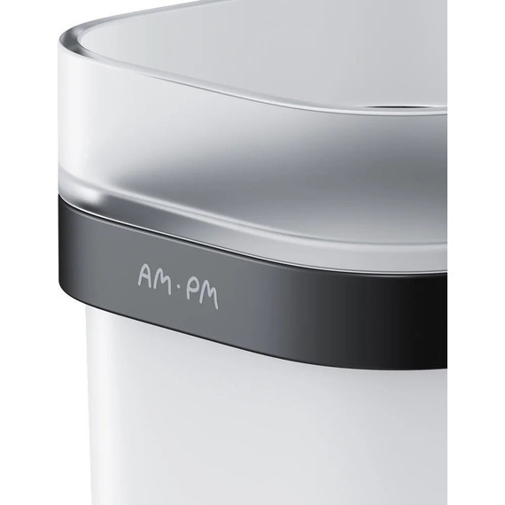 Стакан для зубных щеток AM.PM Func A8F34322, чёрный - 6 Стакан для зубных щеток AM.PM Func A8F34322, чёрный фото 6