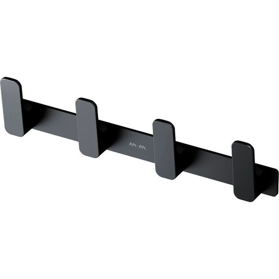 Набор крючков для полотенец AM.PM Func A8F35922, цвет чёрный фото 2