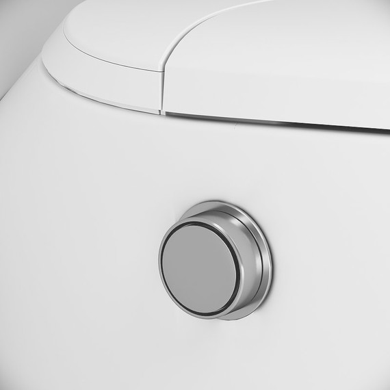 Унитаз-биде подвесной безободковый Am.Pm Sensation CCC301700SC с электронной крышкой фото 13