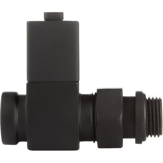 Вентиль для радиатора прямой Royal Thermo Cube 1/2" RTE 56.0006, чёрный фото 9