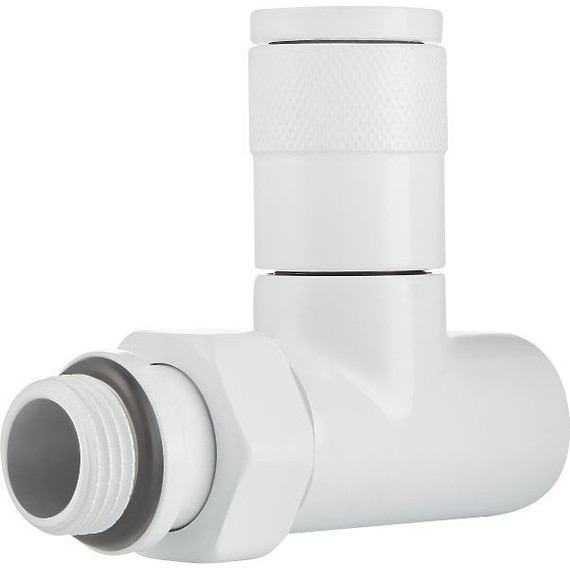 Вентиль для радиатора прямой Royal Thermo Piano 1/2" RTE 56.0010, белый фото 7