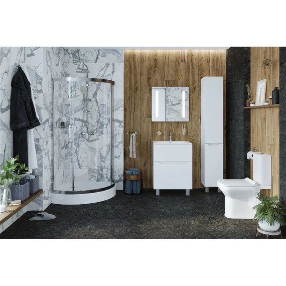 Душевое ограждение Am.Pm Tender 90х90 см W45G-315-090TM, хром/прозрачное - 2 Душевое ограждение Am.Pm Tender 90х90 см W45G-315-090TM, хром/прозрачное фото 2