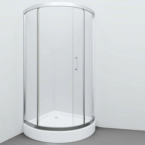 Душевое ограждение Am.Pm Tender 90х90 см W45G-315-090TM, хром/прозрачное - 3 Душевое ограждение Am.Pm Tender 90х90 см W45G-315-090TM, хром/прозрачное фото 3