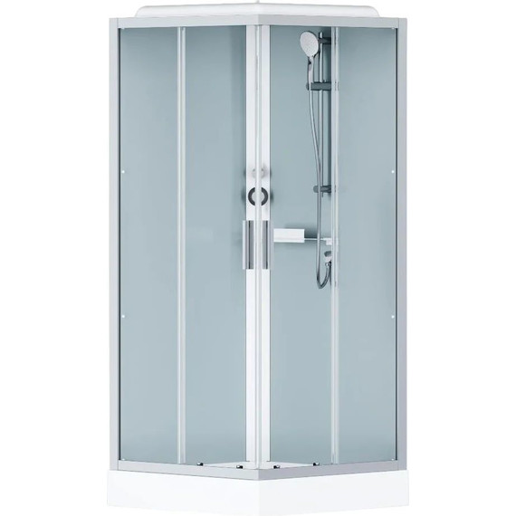 Душевое ограждение Am.Pm Gem 90х90 см W90C-403-090MT, хром/прозрачное - 2 Душевое ограждение Am.Pm Gem 90х90 см W90C-403-090MT, хром/прозрачное фото 2